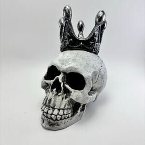 SKULL WITH CROWN Halloween Decor